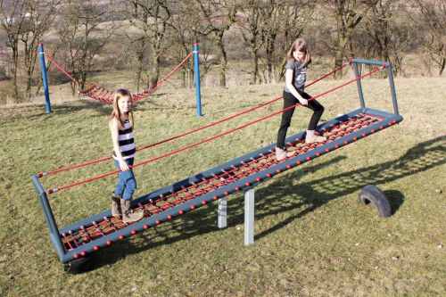 Children on the seesaw